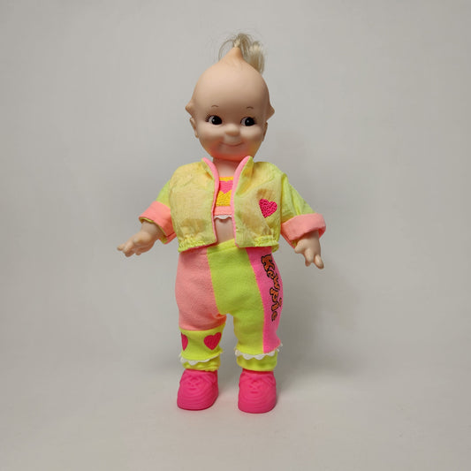 Roseart - Kewpie 8" Rubber Doll with Neon Outfit 1993