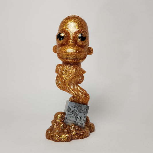 Kidrobot - Matt Groening - Mr. Sparkle (Gold Glitter) 2016