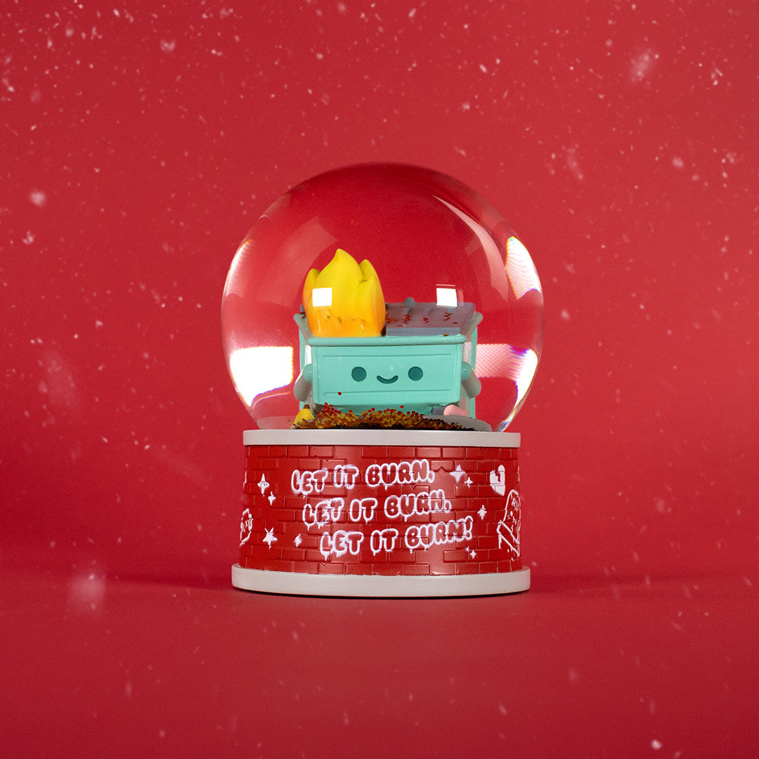 100% Soft - Dumpster Fire Snow Globe - NEW!