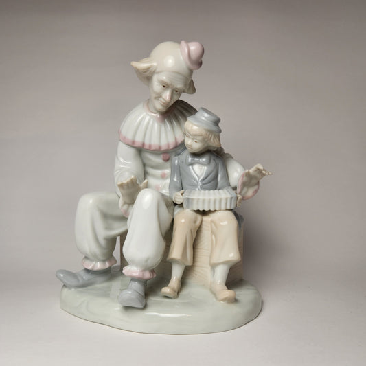 George Good Co. - Porcelain "Gaylord" Accordion Clown Figurine