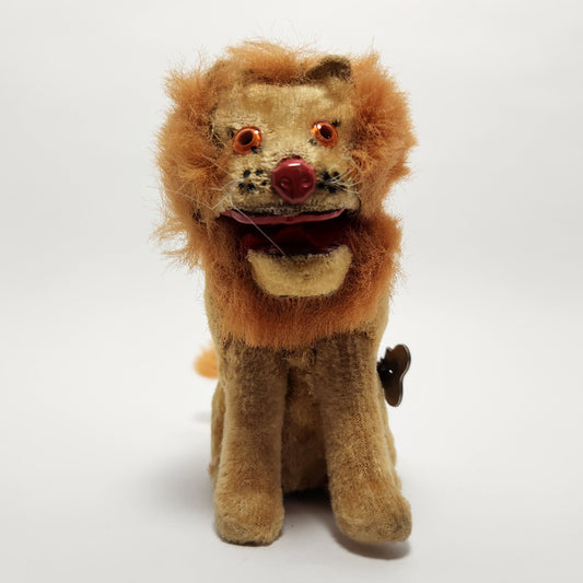 Roaring Lion Mechanical Wind-up Toy 1950s