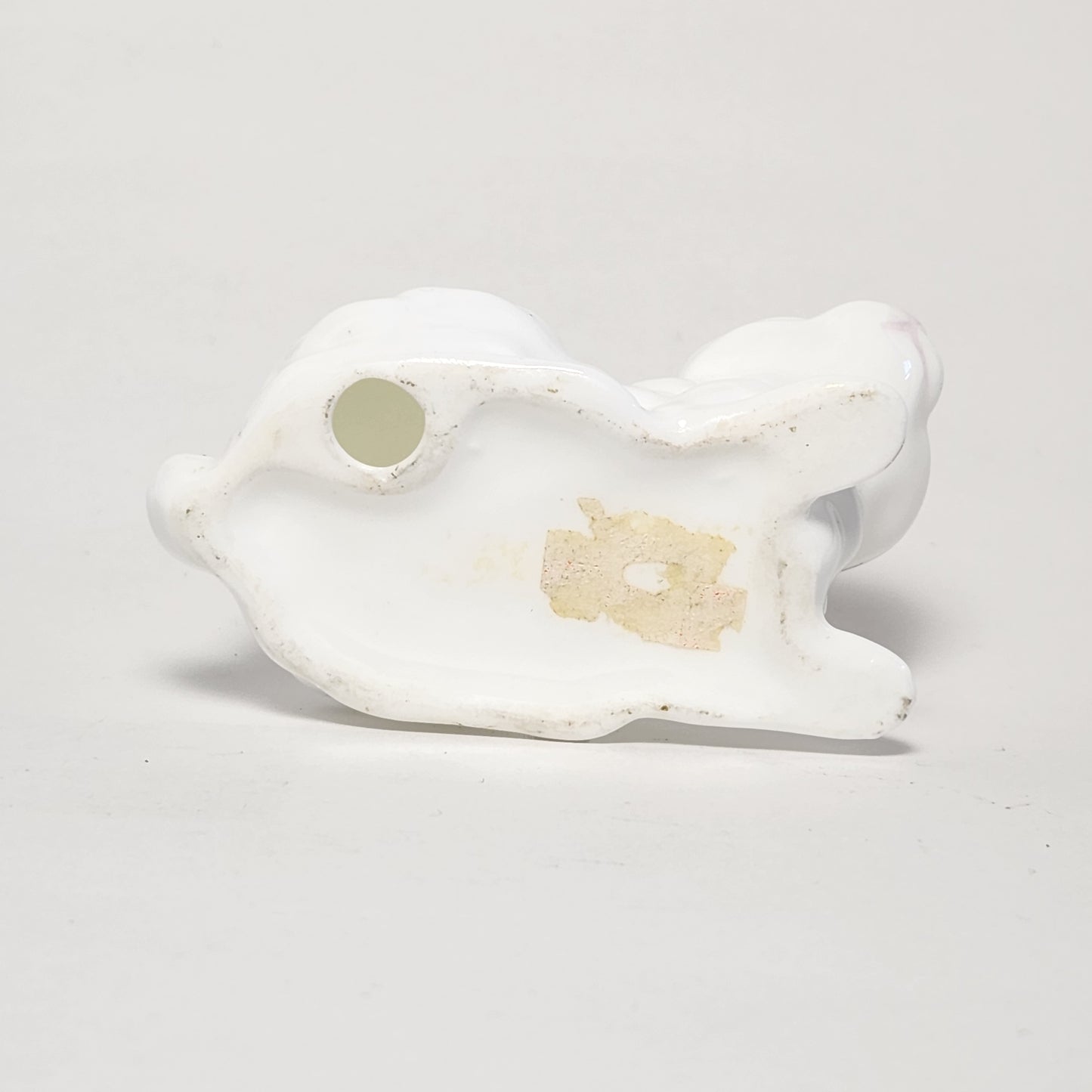 White Bone China Rabbit Figurine