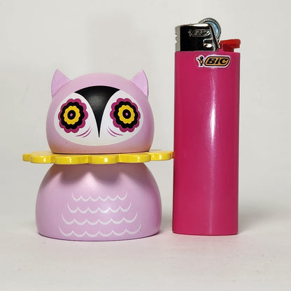 Kidrobot - Nathan Jurevicius - Misko Owl Mini (Pink/Yellow) 2012