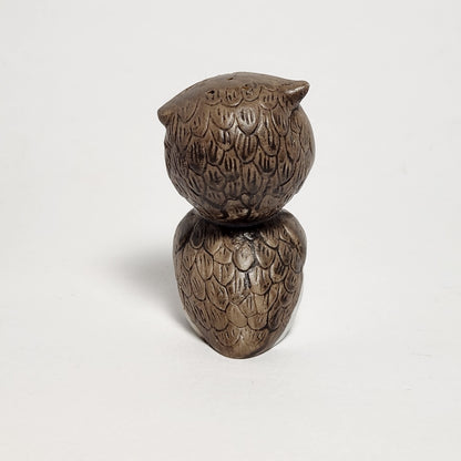 Porcelain Bisque Owl Salt and Pepper Shaker Set