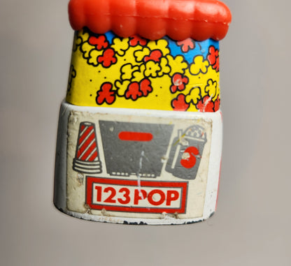 Playskool - Sesame Street Die Cast Car Big Bird Popcorn Machine 1983