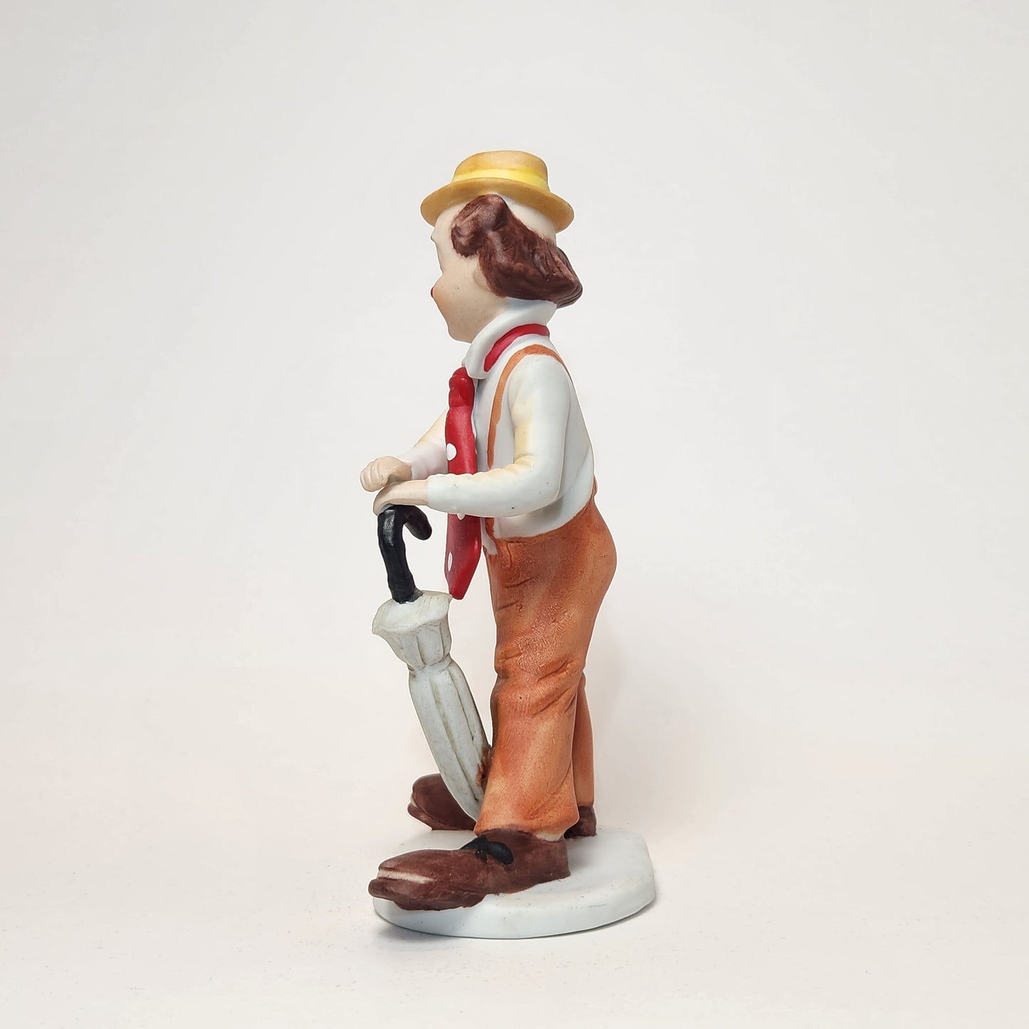 Arnart Imports - Porcelain Clown with Umbrella 1982