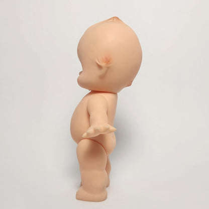 Kewpie 8" Rubber Squeak Doll with Pink Crocheted Outfit