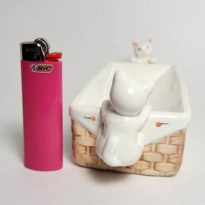 Avon - Ceramic Kitten Cracker Server Dish