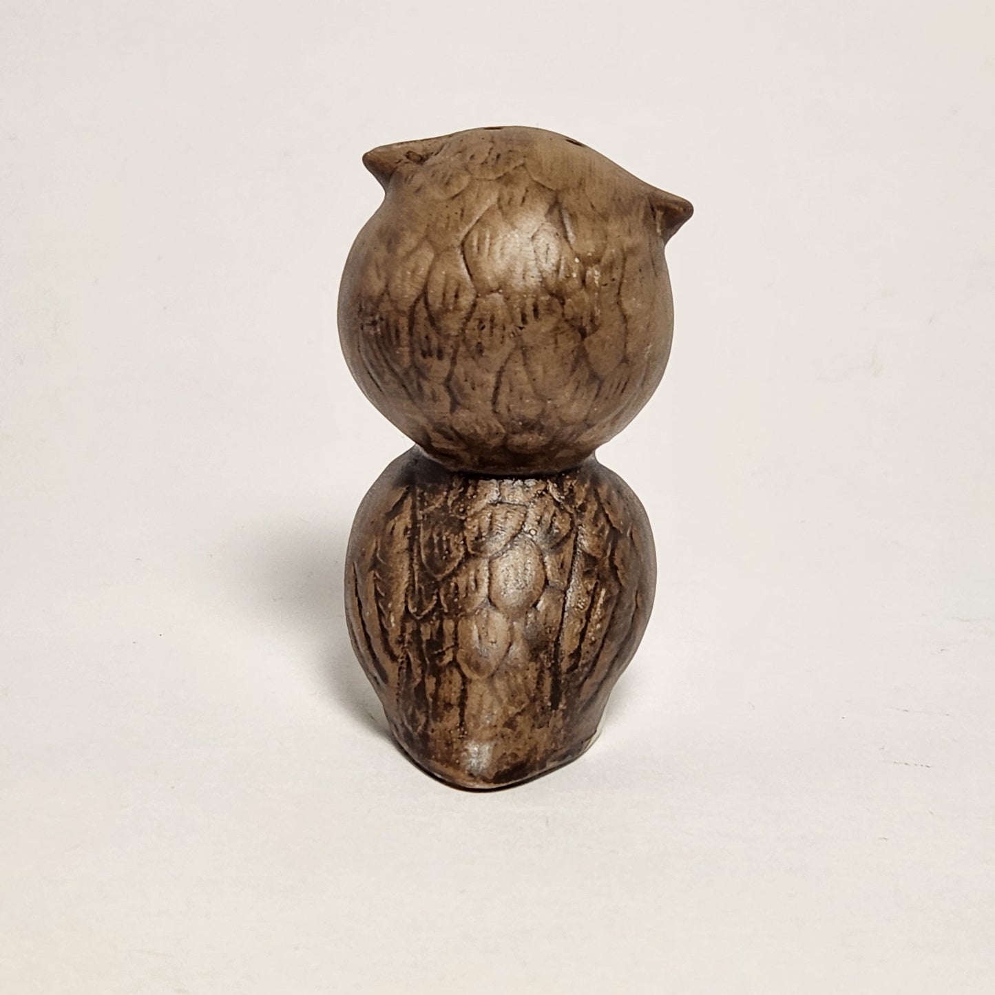 Porcelain Bisque Owl Salt and Pepper Shaker Set