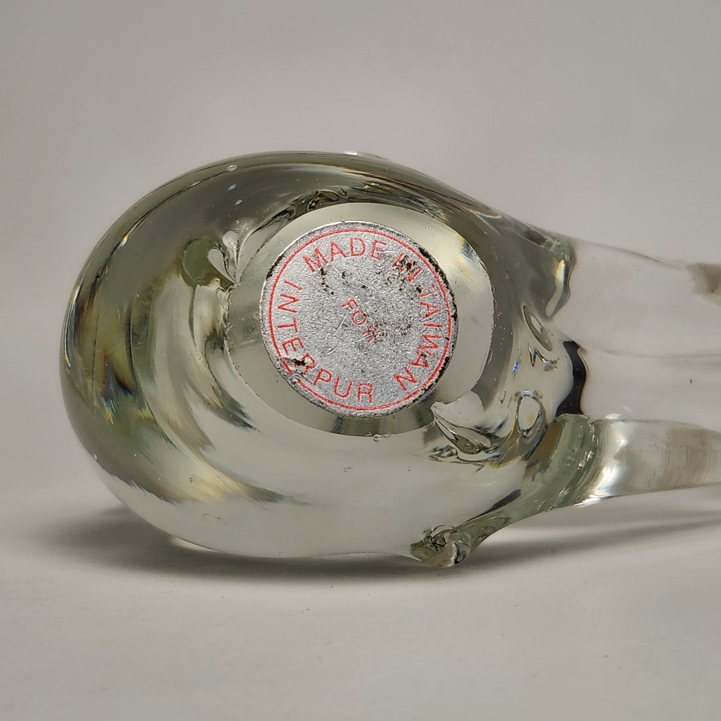 Interpur - Clear Glass Bird Figurine