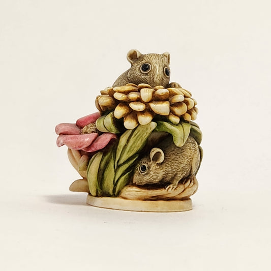 Harmony Kingdom - Sherman Drackett - Field Day Mouse Trinket Box 2000