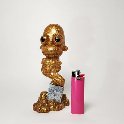Kidrobot - Matt Groening - Mr. Sparkle (Gold Glitter) 2016