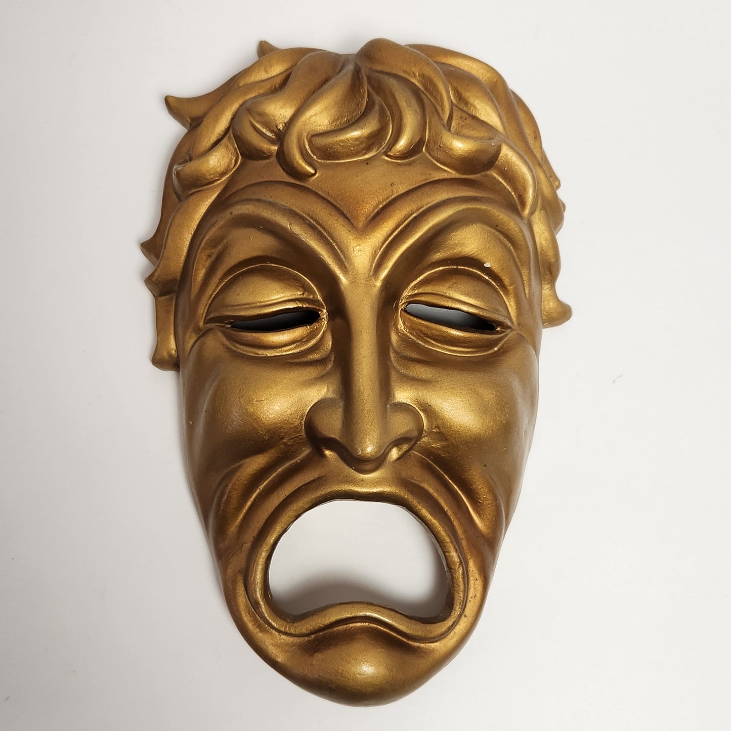 Ucagco - Comedy and Tragedy Gold Theater Masks Set of 2