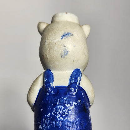 Walt Disney - Porcelain Bisque Three Little Pigs Band Figurines 1930s