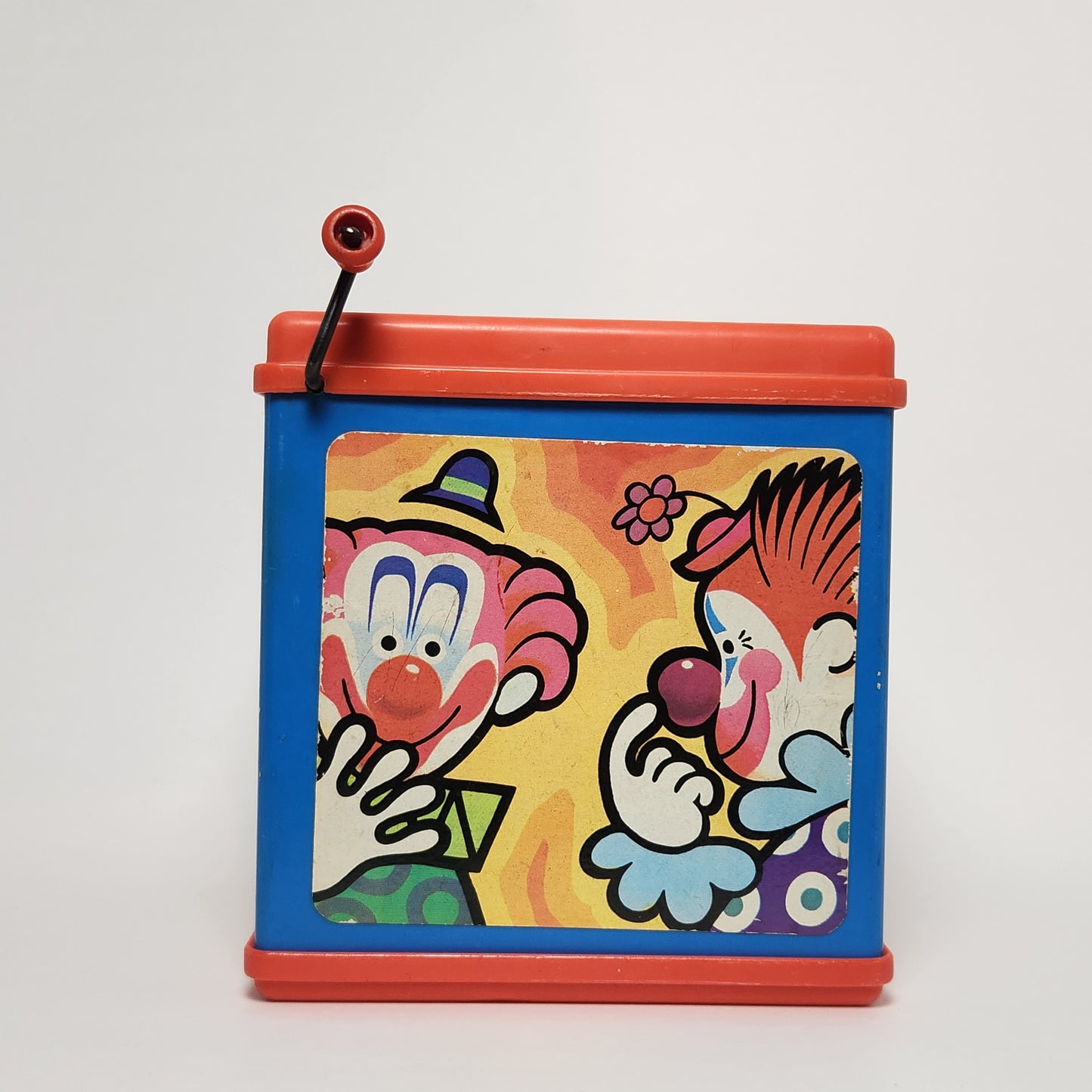 Mattel - Wind-Up Jack in the Music Box Toy 1976