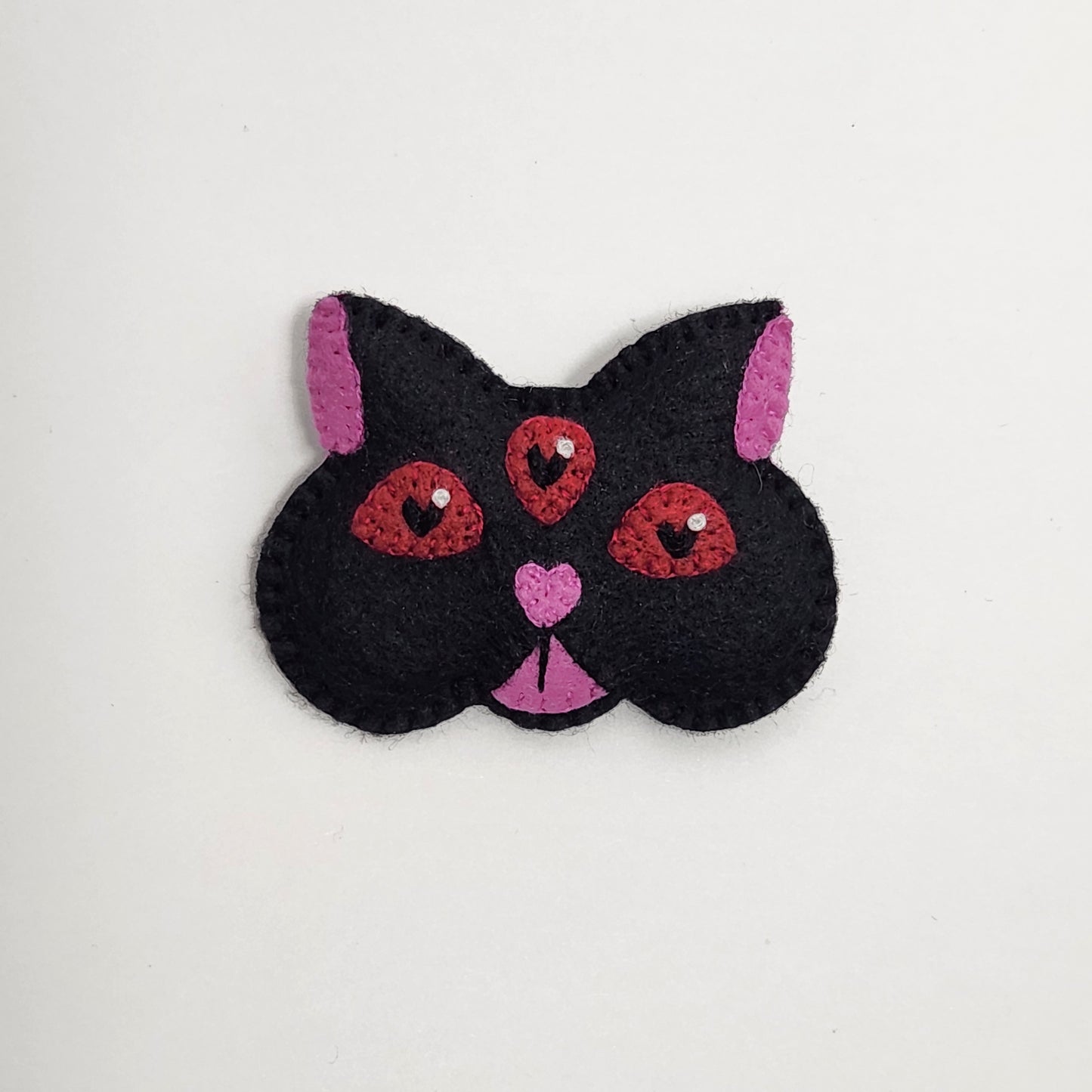 BANGcreated! - Love Cats 1.75" x 2.25" Felt Pin