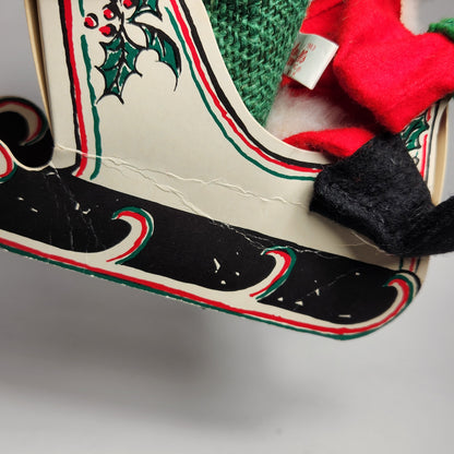 Annalee Mobilitee Dolls - Santa Claus Doll with Sleigh 1979