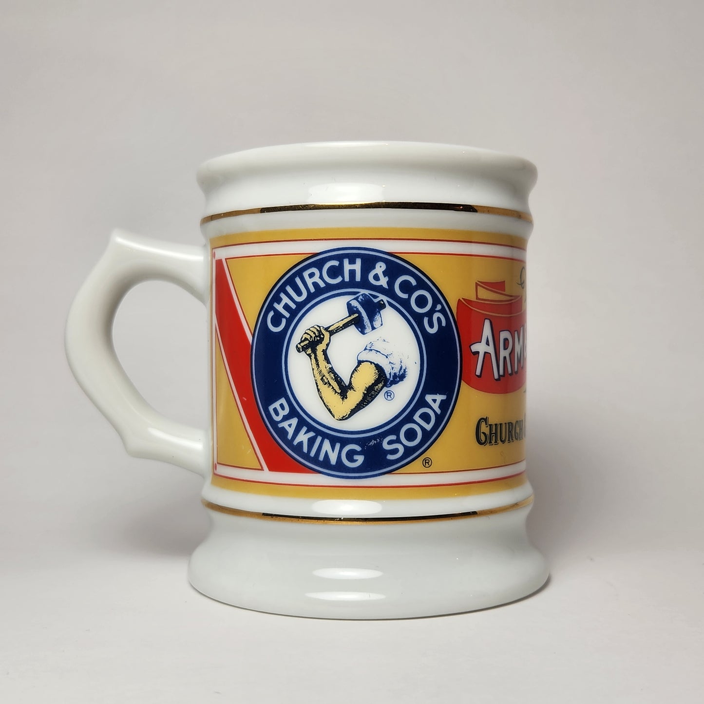 The Corner Store Porcelain Mug Collection - Arm & Hammer Baking Soda (Franklin Porcelain) 1985
