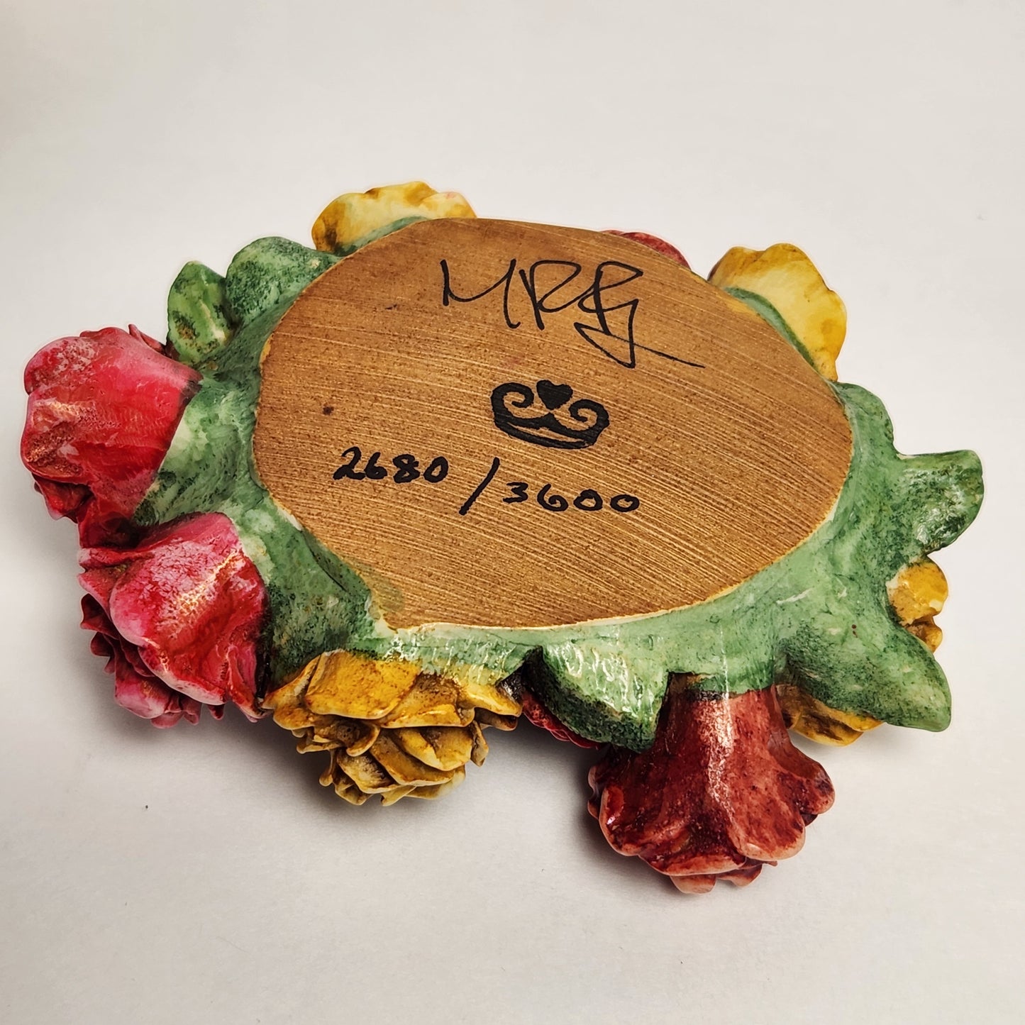 Harmony Kingdom - Martin Perry - Rose Basket Trinket Box 1997