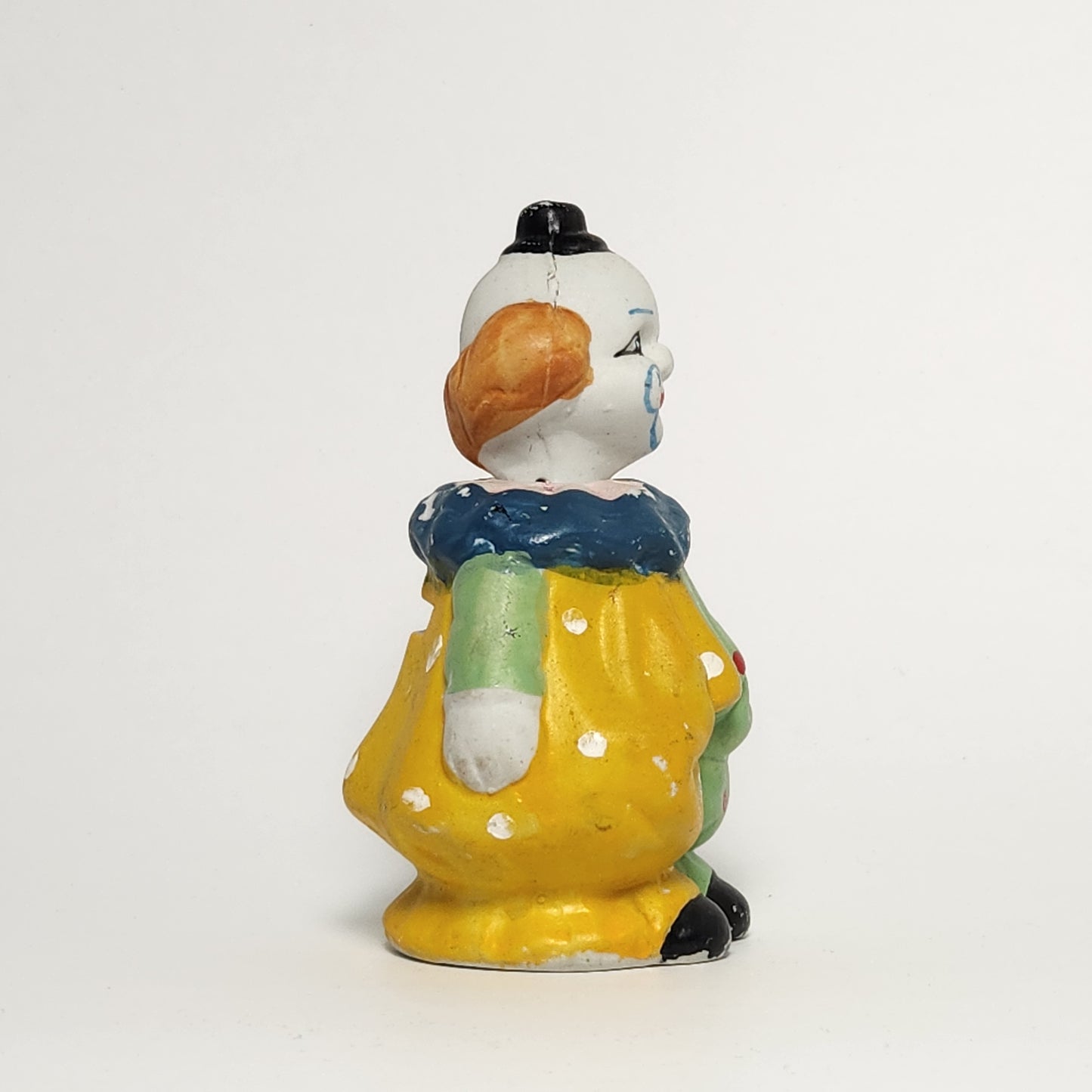 Ceramic Clown Bobblehead Coin Bank Figurine