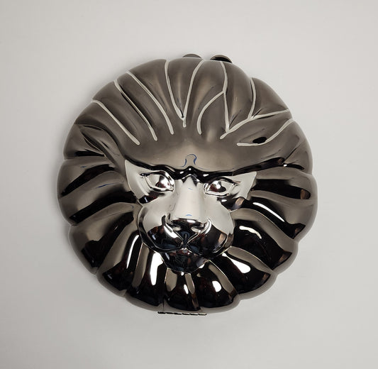 Columbine - Black Lion's Head Hard Shell Crossbody Bag